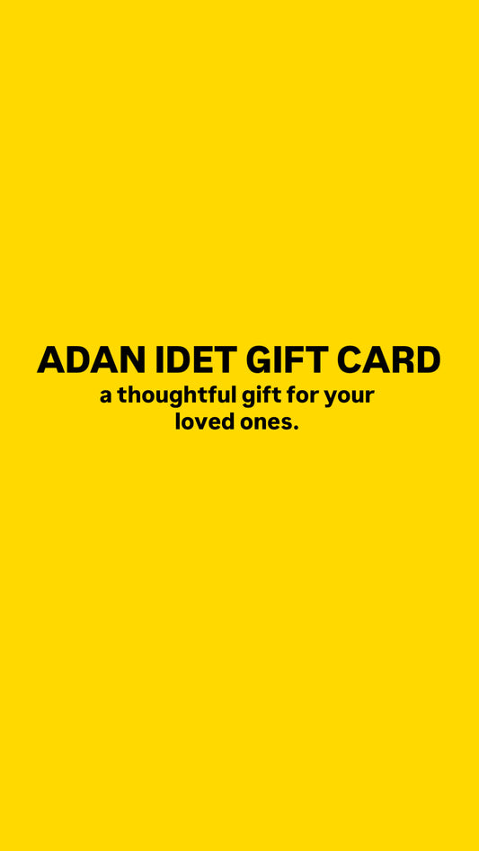 ADAN IDET GIFT CARD